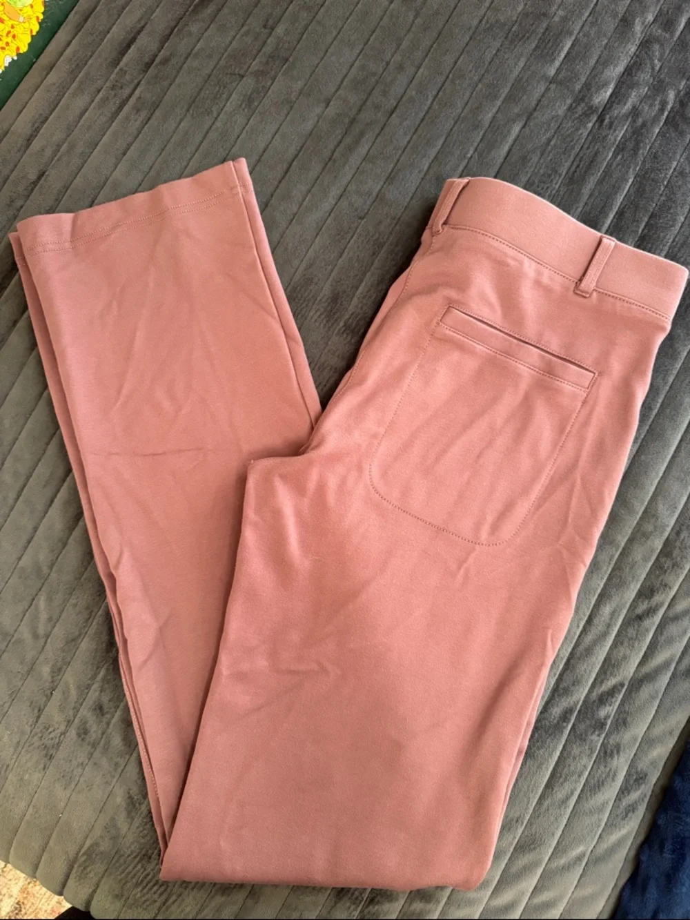 Betabrand Stretch Pants in Dusty Rose - Picture 1 of 4